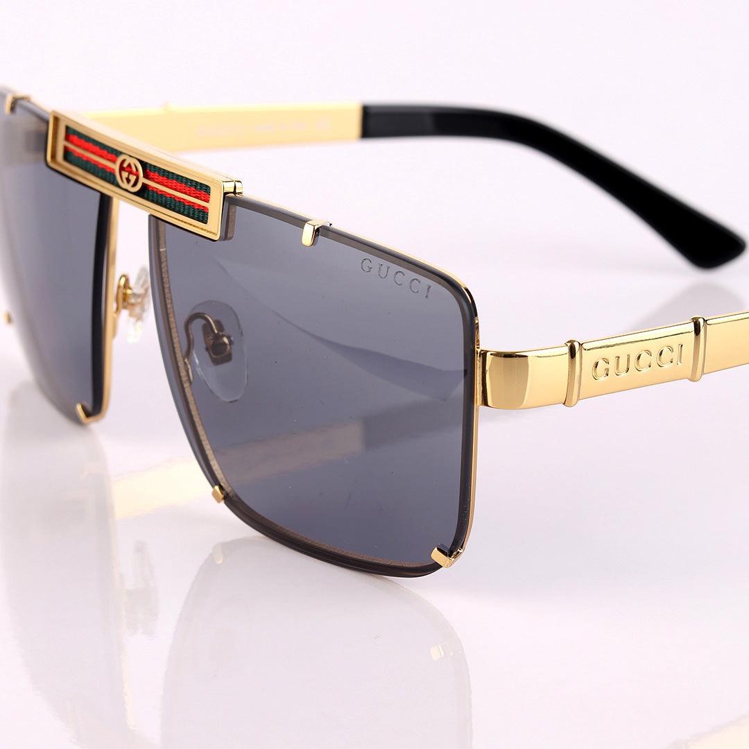 Crested Gold Handle and Plastic Sunglasses - Obeezi.com