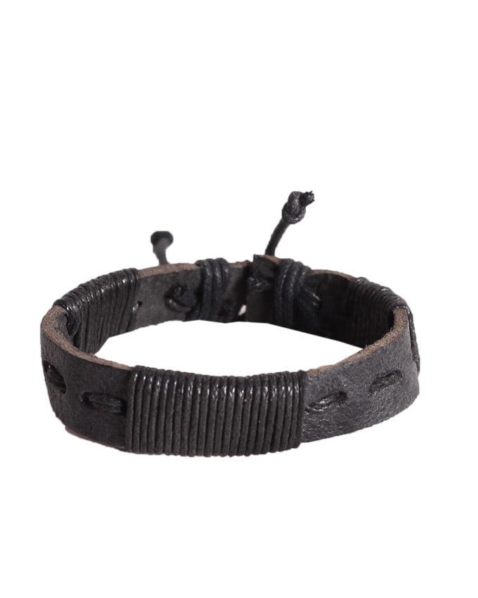 Crucible Men's Stainless Steel Black Bracelet - Obeezi.com