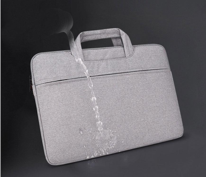 Custom Logo Waterproof Business Computer Laptop Bag Sleeve-Black - Obeezi.com