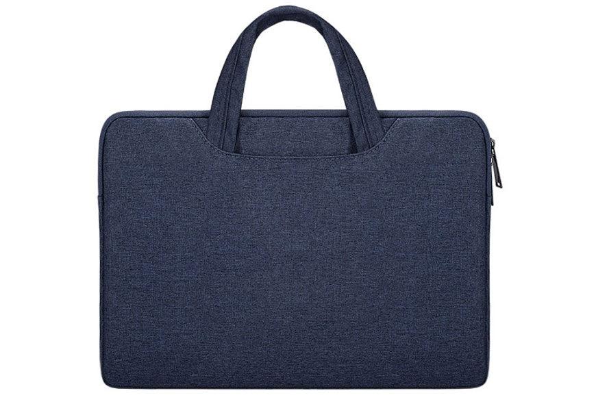 Custom Logo Waterproof Business Computer Laptop Bag Sleeve-Navy Blue - Obeezi.com