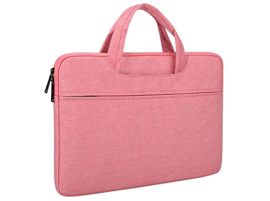 Custom Logo Waterproof Business Computer Laptop Bag Sleeve-Pink - Obeezi.com