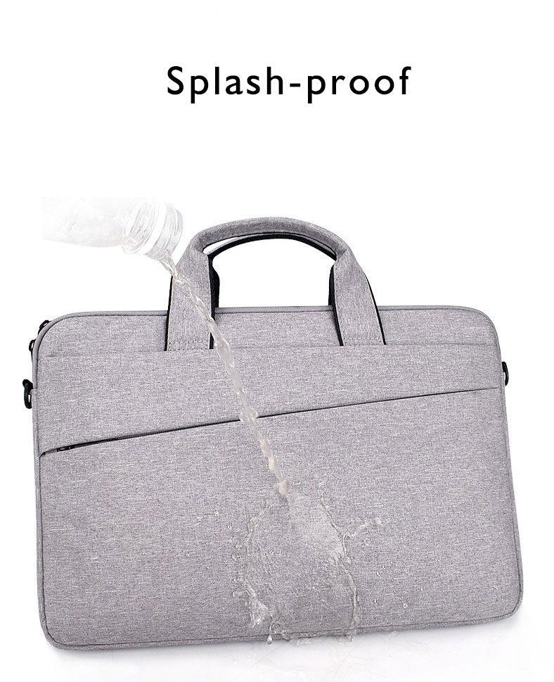 Custom Waterproof Business laptop Case sleeve Office Bag -Ash - Obeezi.com