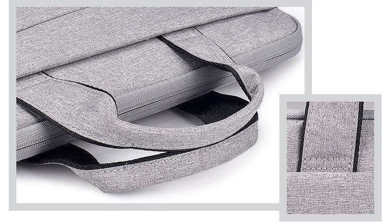 Custom Waterproof Business laptop Case sleeve Office Bag -Ash - Obeezi.com