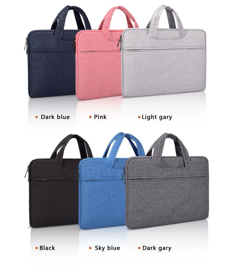 Custom Waterproof Business laptop Case sleeve Office Bag -Blue - Obeezi.com