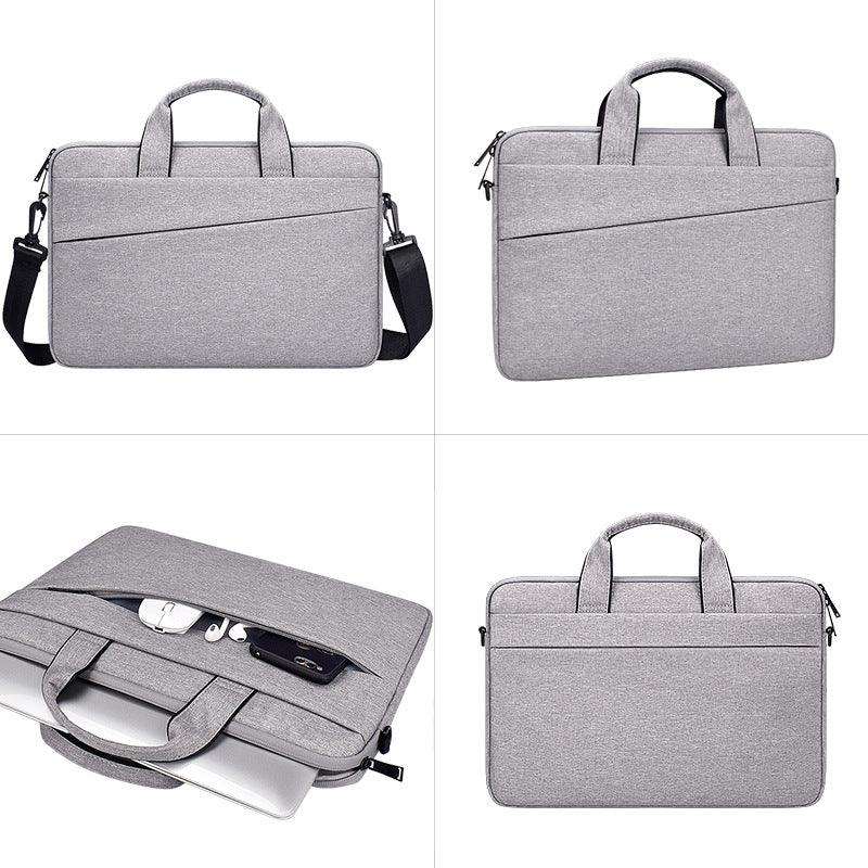 Custom Waterproof Business laptop Case sleeve Office Bag -Navy Blue - Obeezi.com