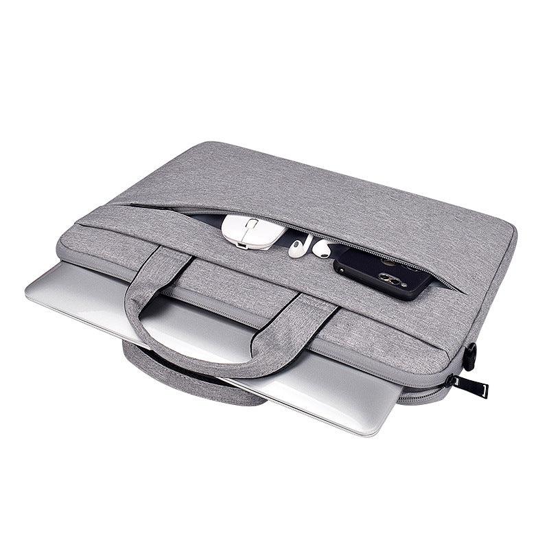 Custom Waterproof Business laptop Case sleeve Office Bag -Navy Blue - Obeezi.com