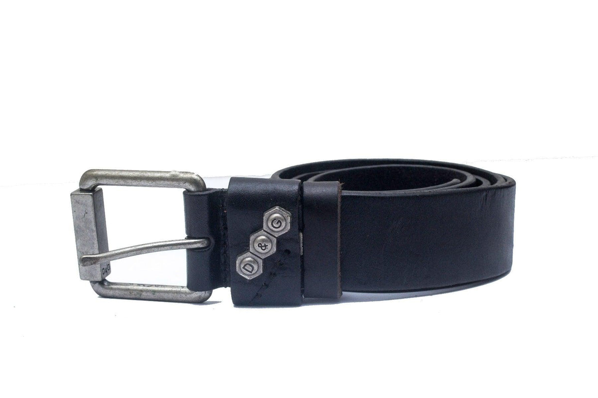 DG Original Men's Black Leather Belt - Obeezi.com