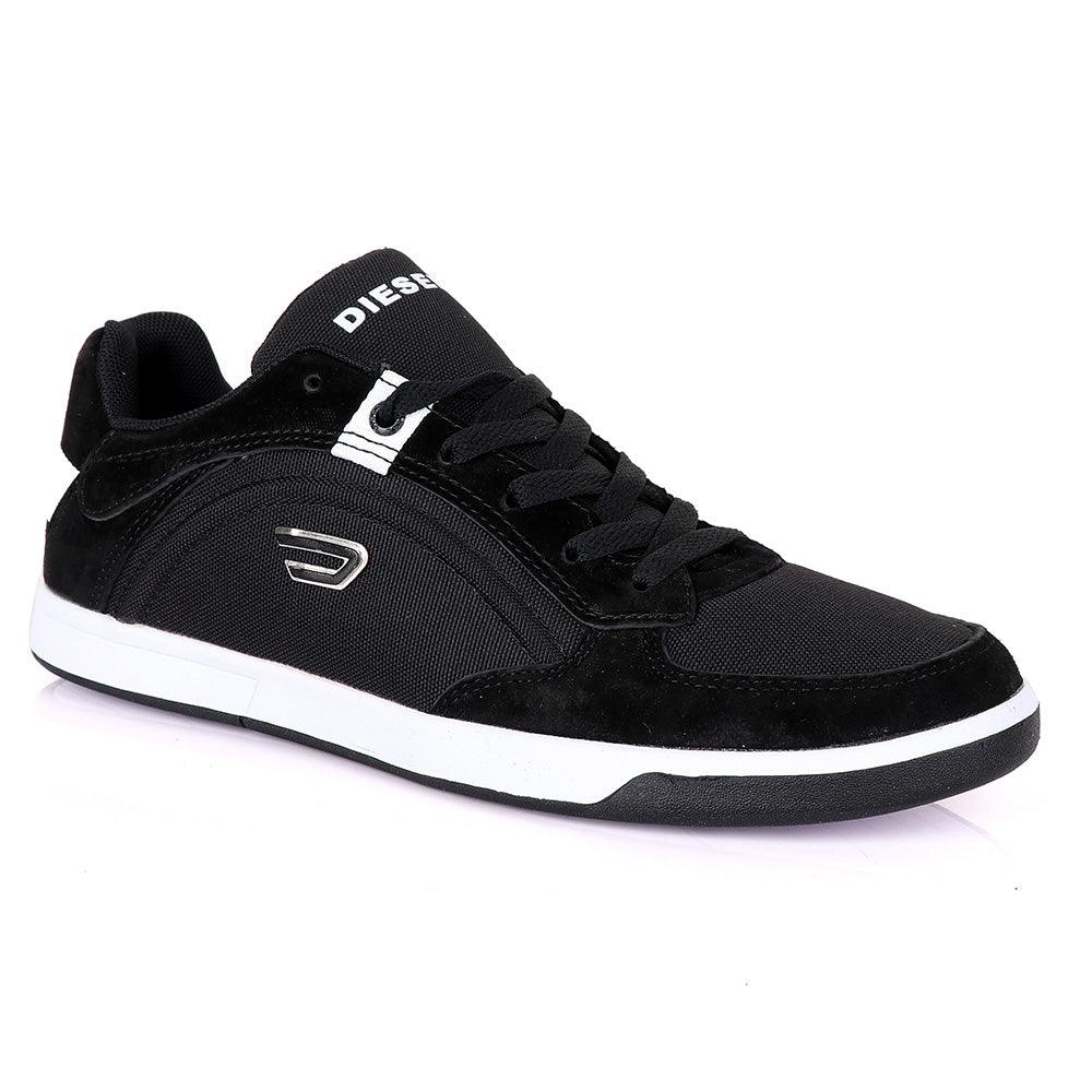 Diesel Classic foot Men's Flat Black sneakers - Obeezi.com