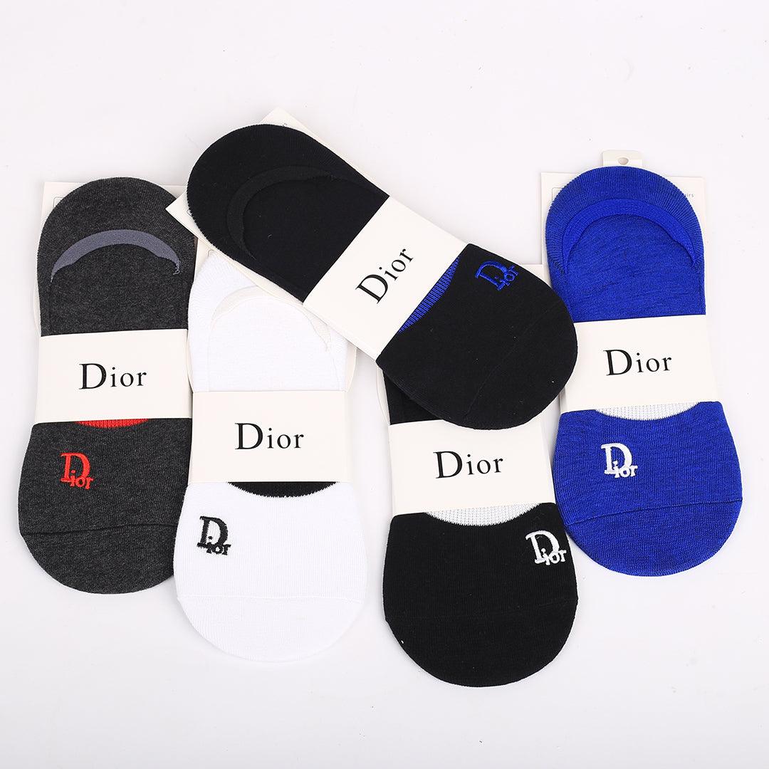 Dio 5 In 1 Cotton Ankle Black, Blue, Grey And White - Obeezi.com