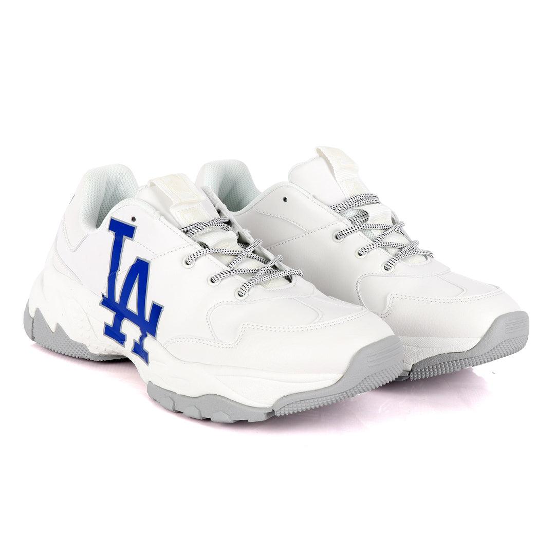 Dodgers Big Ball Chunky Lakers White Sneakers - Obeezi.com