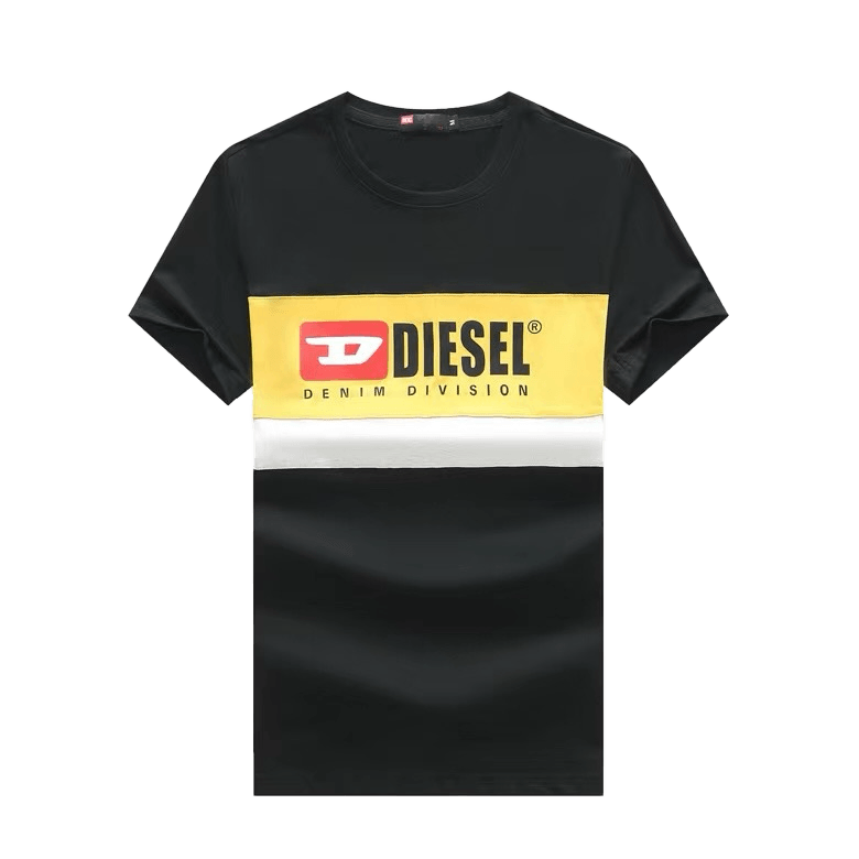 Dsel Denim Division Blocked Colors Layout T-shirt - Obeezi.com