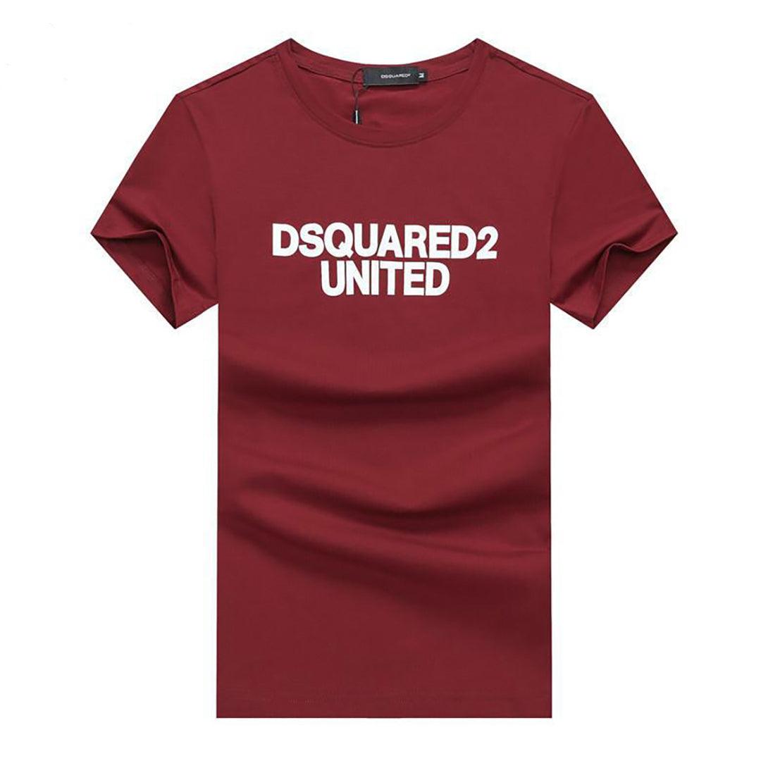DU Crew neck T-shirt-Red - Obeezi.com