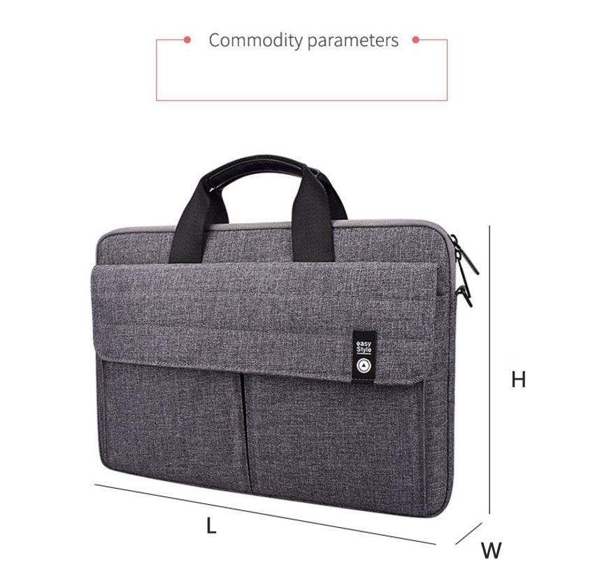 Easy Style Portable Business Laptop Bag-Grey - Obeezi.com