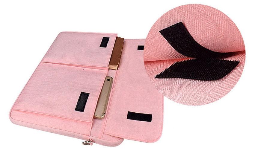 Easy Style Portable Business Laptop Bag- Pink - Obeezi.com