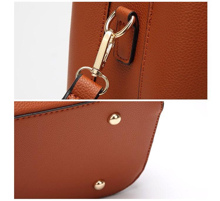 Elegant Premium Quality Women's Hand Bag - Apricot - Obeezi.com