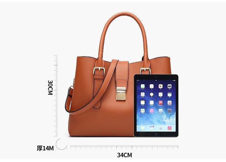 Elegant Premium Quality Women's Hand Bag - Red - Obeezi.com