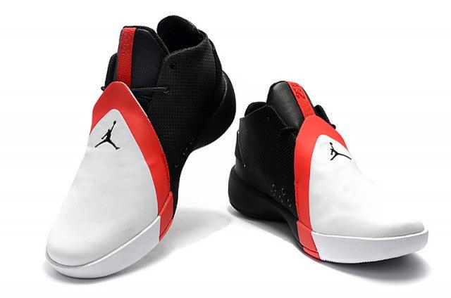 Elegant Shape A J Ultra Fly 3 White Red Black Sneaker - Obeezi.com
