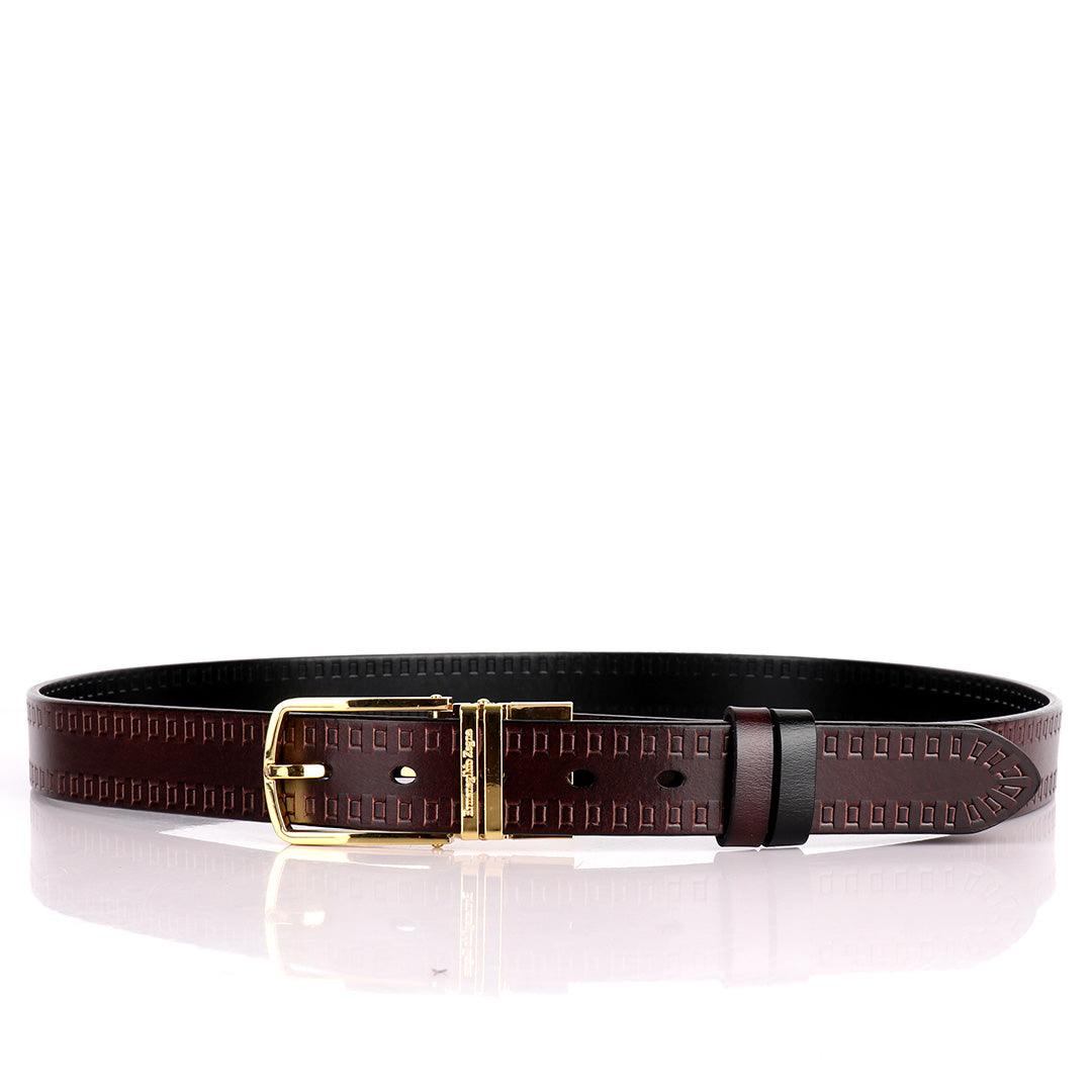 Ermenegildo Zegna Reversible Exquisite Leather Belt - Obeezi.com