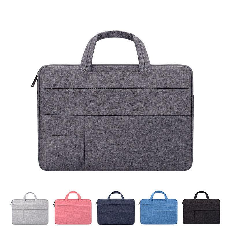 Essential Waterproof Laptop Hand Bag For 15.6 Inch- Black - Obeezi.com