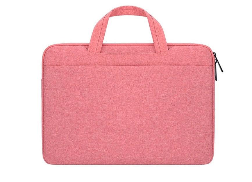 Essential Waterproof Laptop Hand Bag For 15.6 Inch-Pink - Obeezi.com