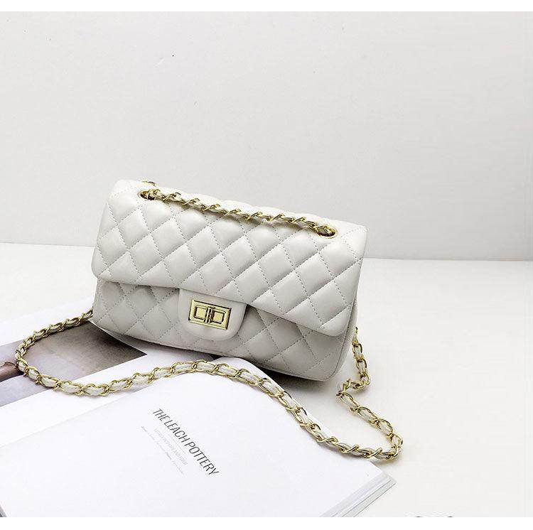 European ClassiC Design Women Tote Style Handbag-White - Obeezi.com