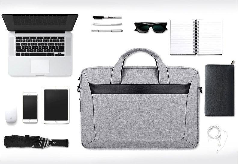 Executive 2 In 1 Laptop Shoulder Bag -Black - Obeezi.com