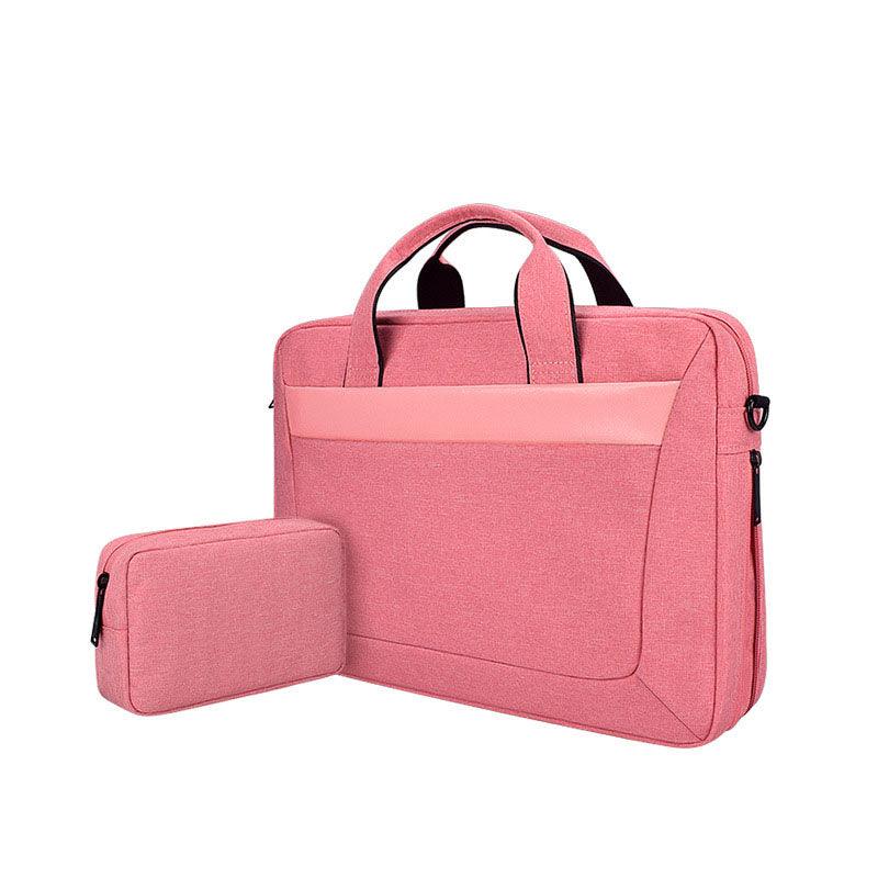 Executive 2 In 1 Laptop Shoulder Bag -Pink - Obeezi.com