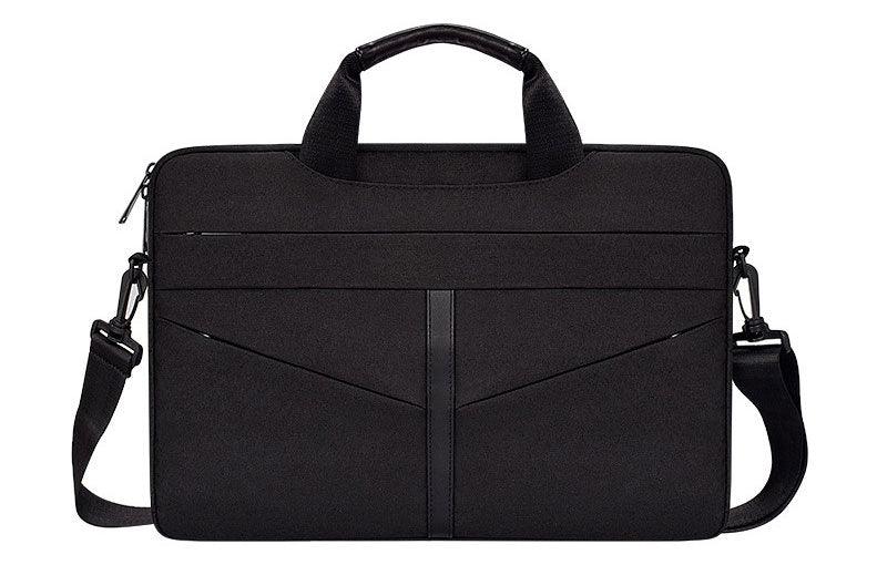 Executive Men's Zipper Designed Business Laptop Bag-Black - Obeezi.com