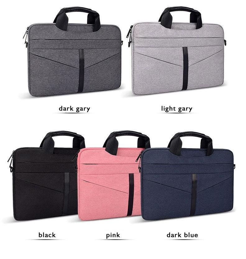 Executive Men's Zipper Designed Business Laptop Bag-Black - Obeezi.com