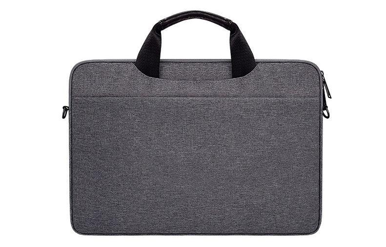 Executive Men's Zipper Designed Business Laptop Bag-Grey - Obeezi.com