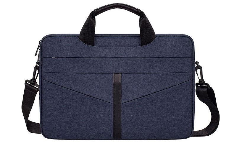 Executive Men's Zipper Designed Business Laptop Bag-NavyBlue - Obeezi.com