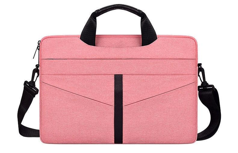 Executive Men's Zipper Designed Business Laptop Bag-Pink - Obeezi.com