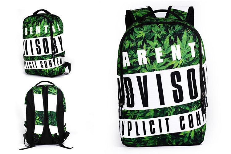 Explicits Oxford Fancy Design Backpack Green Bags - Obeezi.com