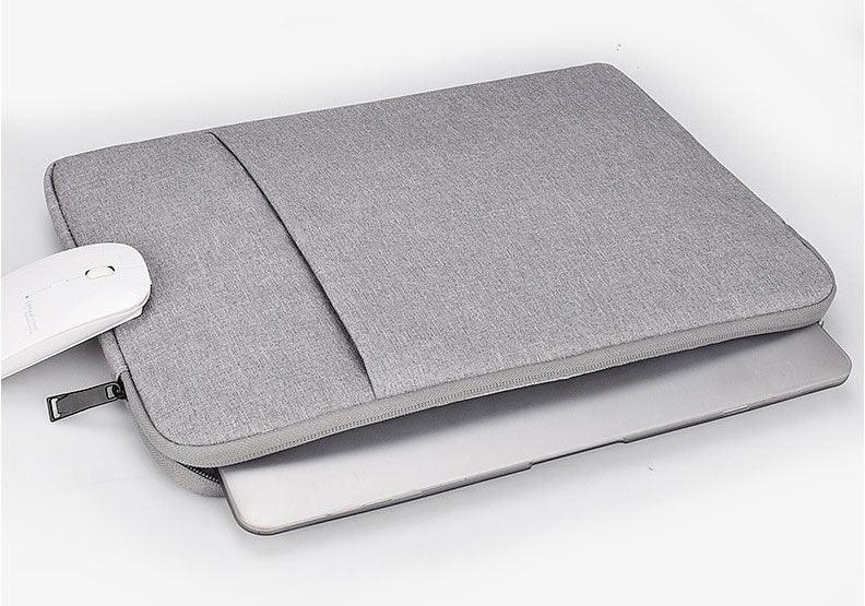 Exquisite 2in1 Sleek And Stylish Padded Inner Designed Laptop Sleeve-Grey - Obeezi.com