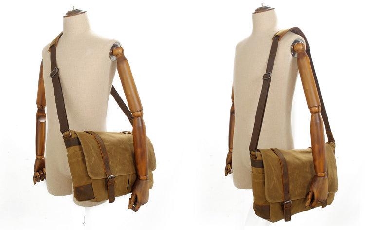 Faded Solid Canvas and inner purse Mini Crossbody Outdoor Dark Grey Bags - Obeezi.com