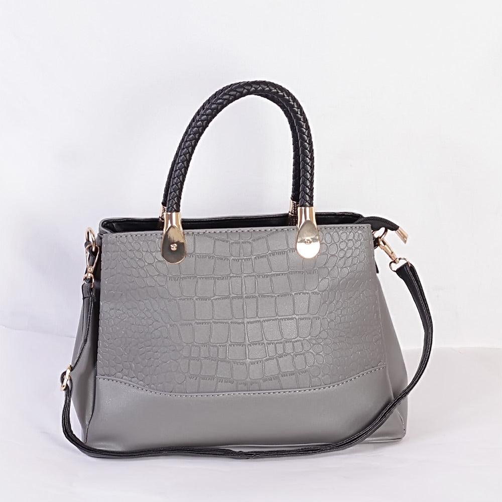Fashion Trendy Women Handbag - Grey - Obeezi.com