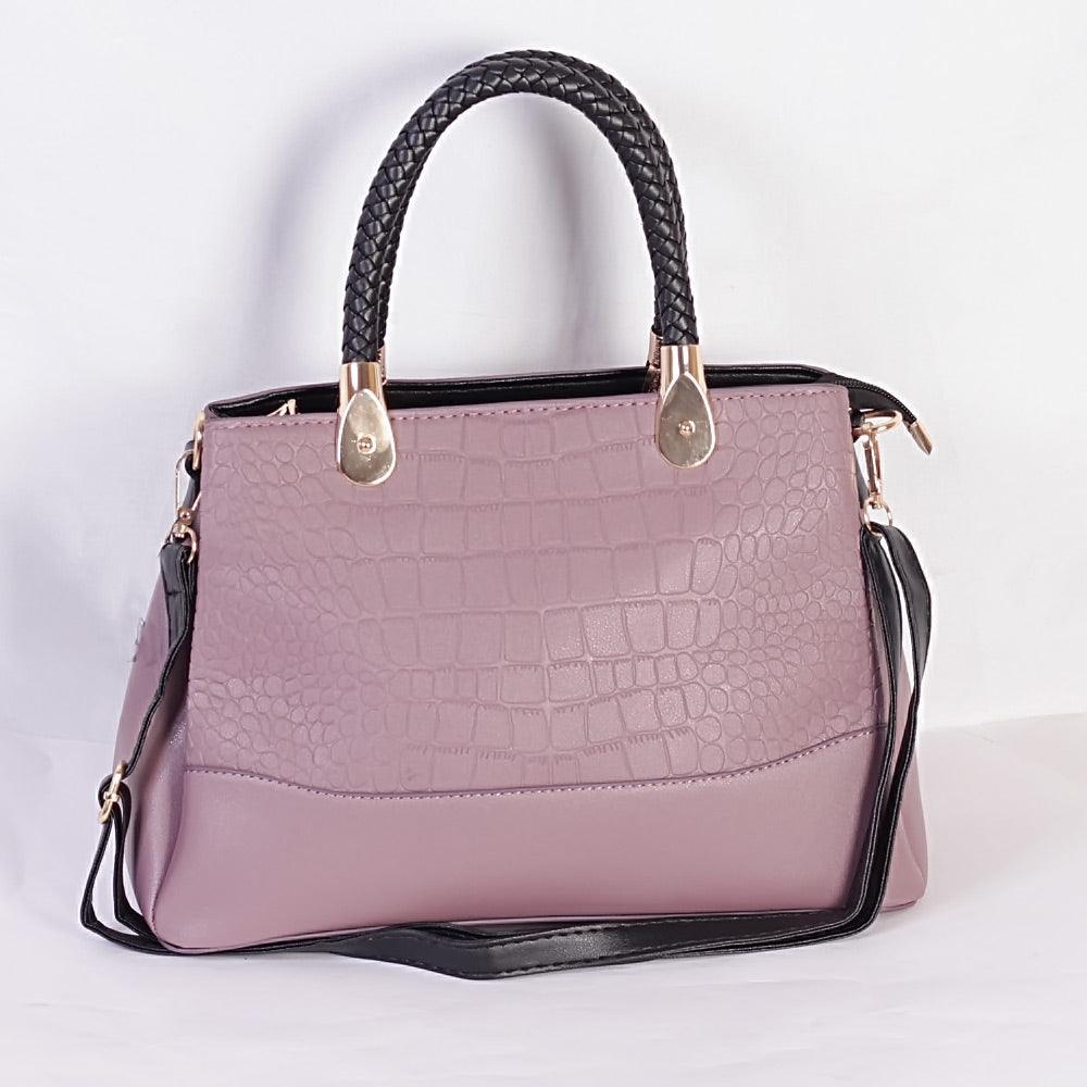Fashion Trendy Women Handbag - Purple - Obeezi.com