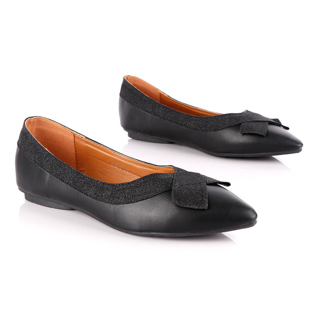 Fashionable Classic Office Woman's Flat Black shoe - Obeezi.com
