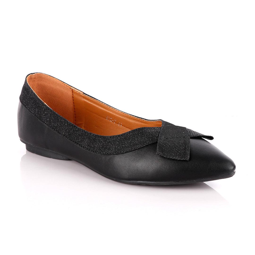 Fashionable Classic Office Woman's Flat Black shoe - Obeezi.com