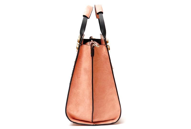 Fashionable Women Designer Leather 2 IN 1 Red Bag - Obeezi.com