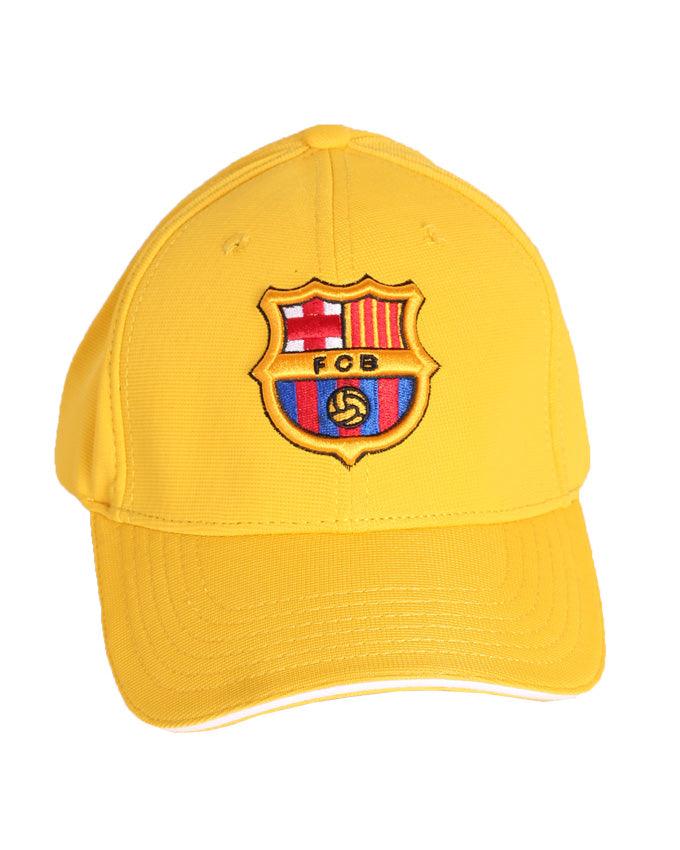 Fc Barcelona Logo Adjustable Cap Yellow - Obeezi.com