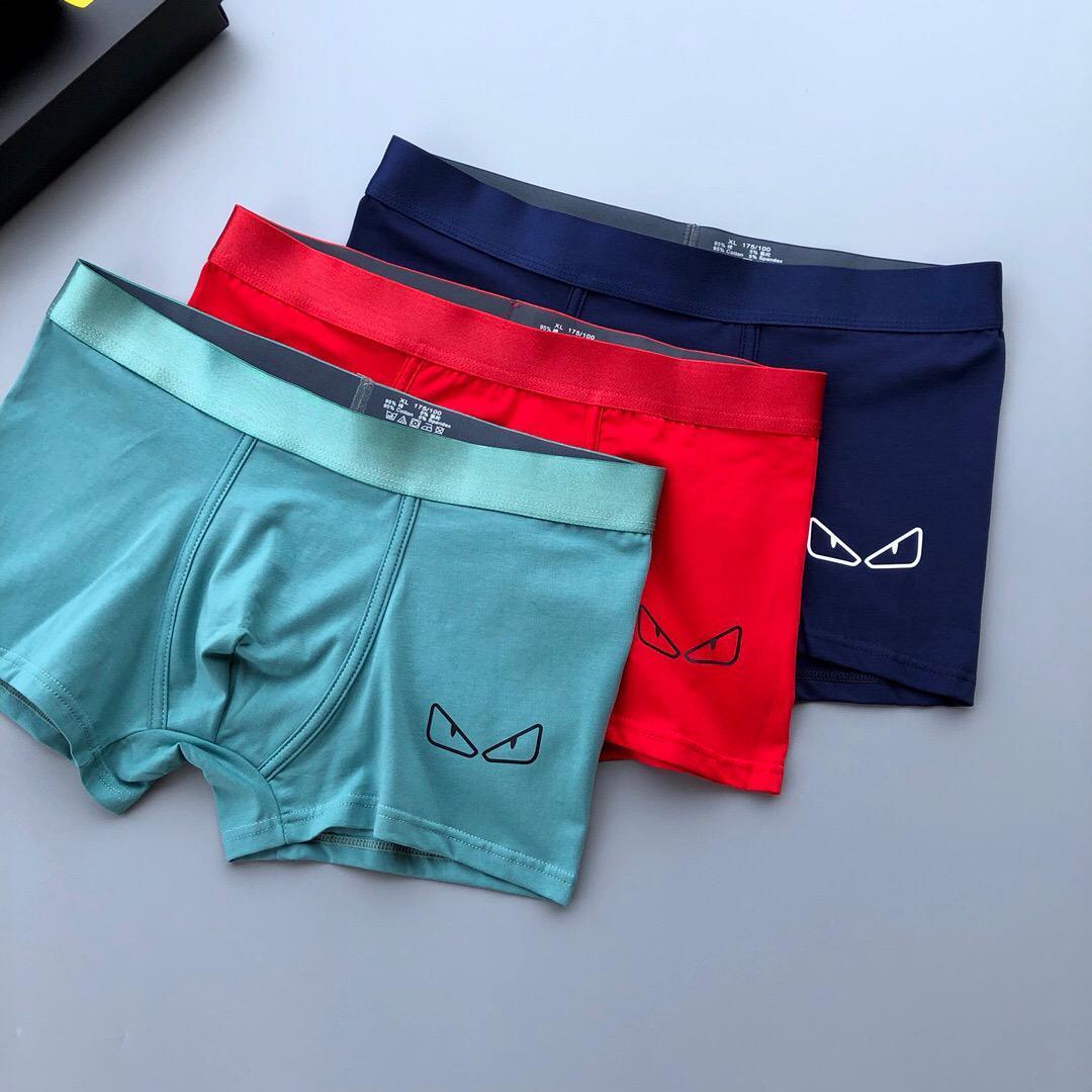 Fend Classic 3 In 1 Comfortable Body-Suited Green,Red And Blue Men's Boxers - Obeezi.com