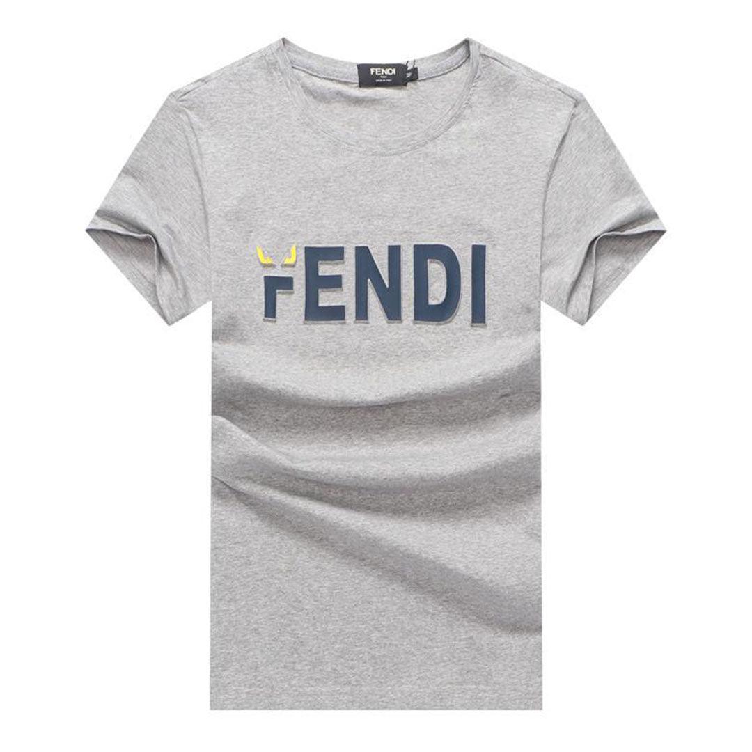 Fendi Designed Body-Fit Ash T-shirt - Obeezi.com