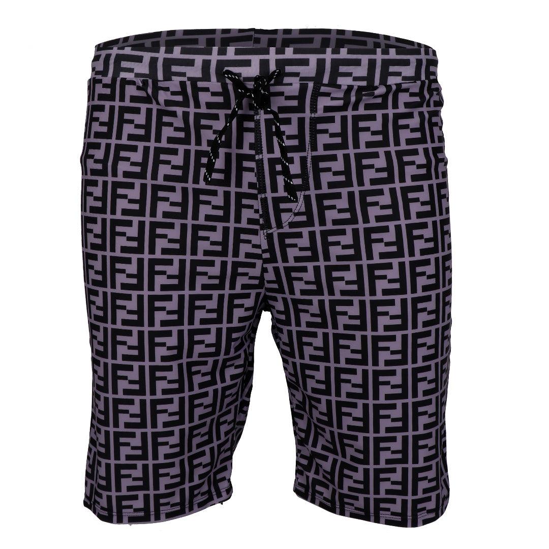 Fendi lightweight Classic shorts-Brown - Obeezi.com