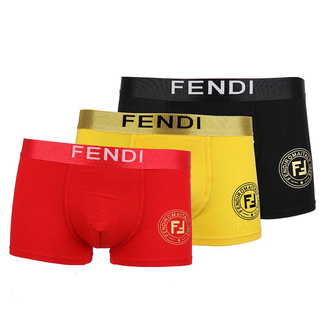 Fendi Roma 3 In 1 Comfortable Body Trimming Men's Boxers - Obeezi.com