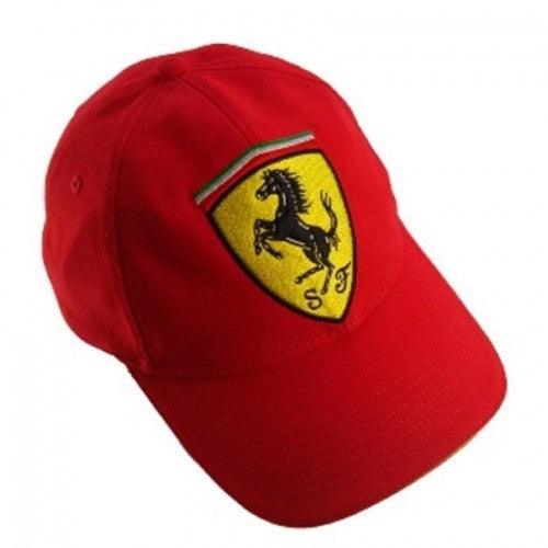 Ferrari Classic Shield Face Cap - Red - Obeezi.com