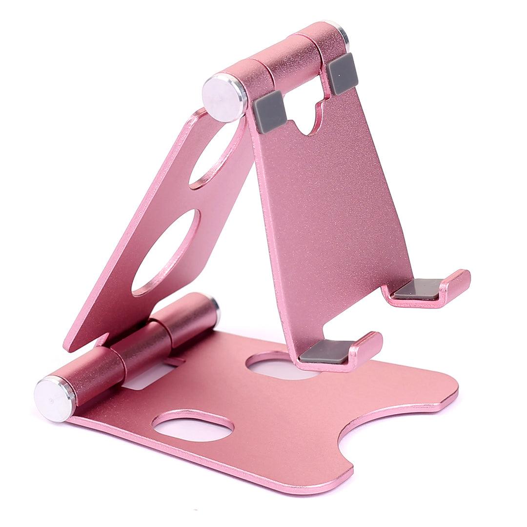 Foldable Desktop Phone Stand Holder- Pink - Obeezi.com