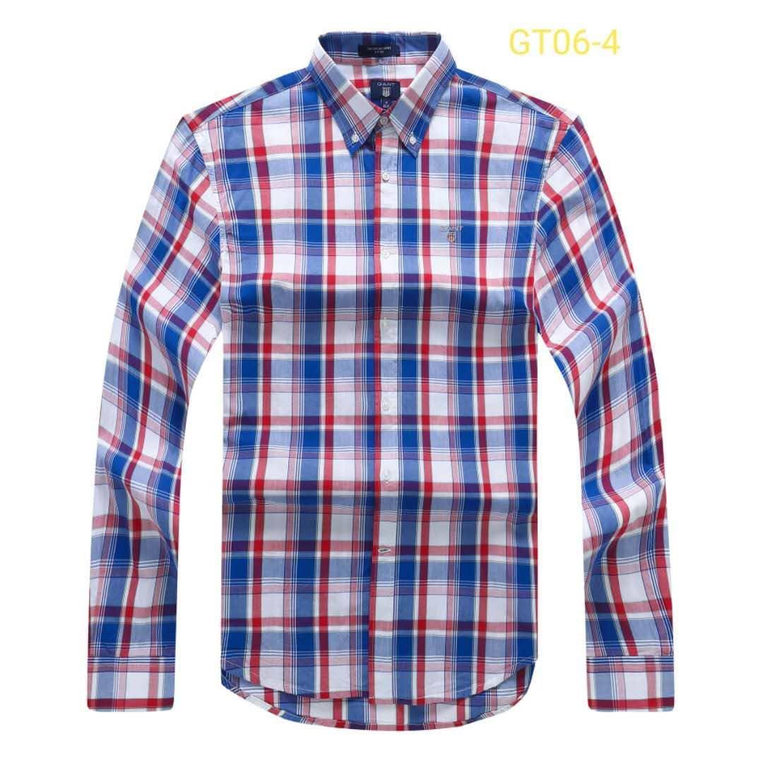 Gant Men's Plain 100% cotton collar Button down Multi-Colour Long sleeve Shirt - Obeezi.com