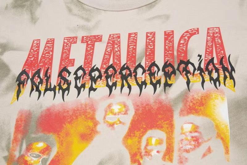 Gant Tee Jays Metallica Over Size T-Shirt-Black - Obeezi.com