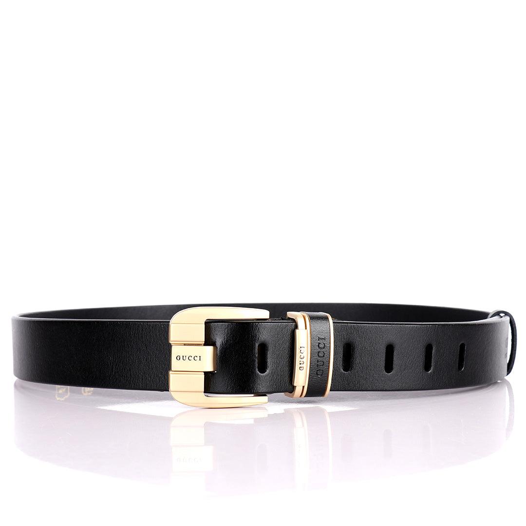 GC High Quality Luxury Men's Genuine Leather Formal Belt- Black - Obeezi.com